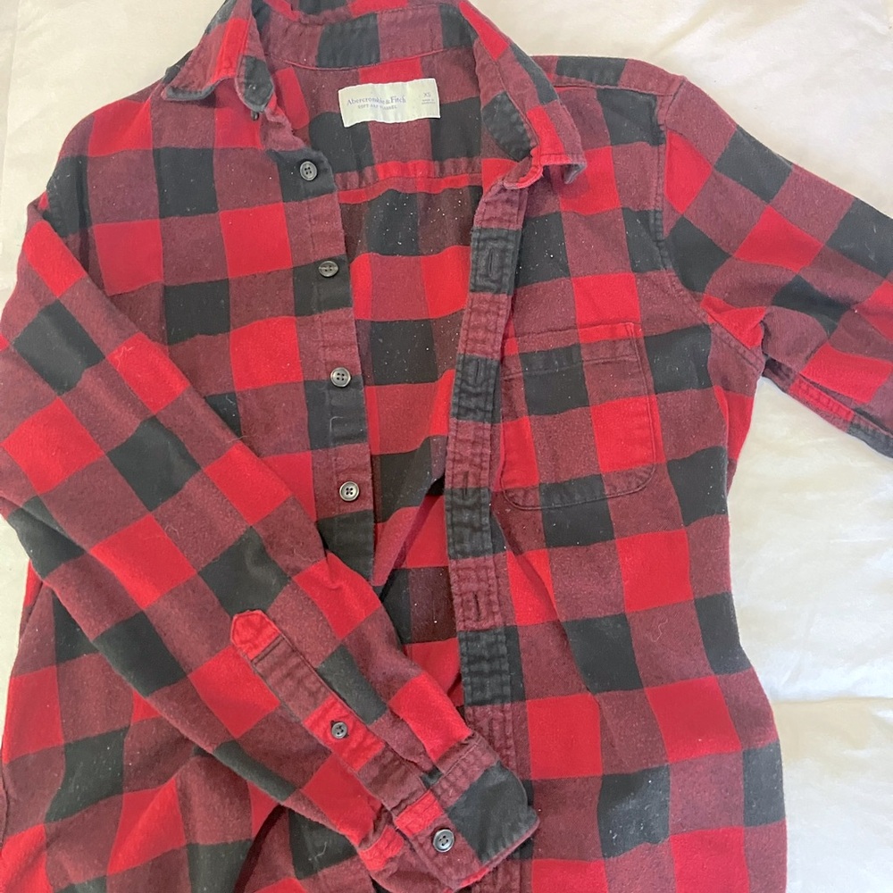 A&F flannel button up.